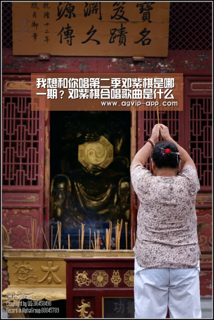 我想和你唱第二季邓紫棋是哪一期？邓紫棋合唱歌曲是什么-AG入